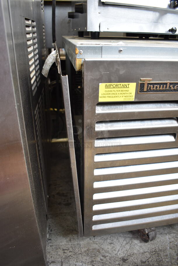 2017 Trauslen TE060HT Stainless Steel Commercial 2 Drawer Chef Base on Commercial Casters. 115 Volts, 1 Phase. Tested and Working! - Image 3 of 7