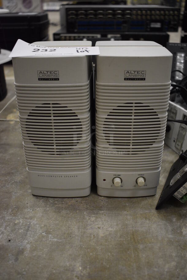 ALL ONE MONEY! Lot of Altec Lansing ACS5 Computer Speakers, Extron VSC 500 Video Scan Converters (Main Building)  - Image 3 of 7