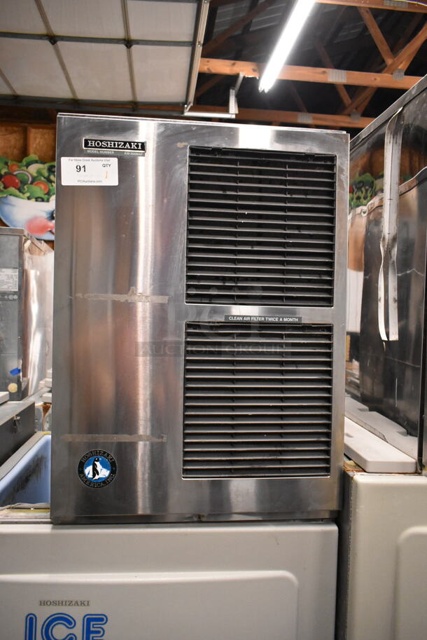 Hoshizaki KM-500MAF Stainless Steel Commercial Ice Head on Hoshizaki DB-200C Hotel Dispenser Ice Bin. 115-120 Volts, 1 Phase.  - Image 2 of 6