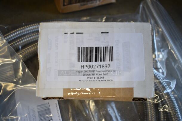 3 BRAND NEW SCRATCH AND DENT! Items Including HP0012220900 Hobart 00-122209-00001 Lid Scraper, HP00271837 Hobart 00-271837 Solenoid Valve Kit, HP0029362500 Hobart 00-293625-00002 Hose,Fill 96.000. 3 Times Your Bid! - Image 6 of 8