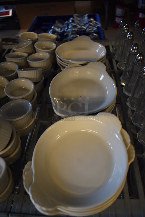 ALL ONE MONEY! Tier Lot of Various Items Including Ceramic Ramekins, Salt Shakers and Poly Bin - Image 5 of 9