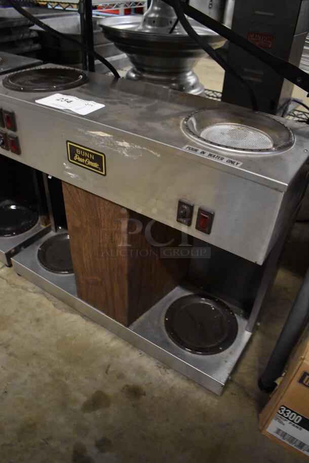 Bunn VPS Stainless Steel Commercial Countertop 3 Burner Coffee Machine. 120 Volts, 1 Phase. 23x8x19 - Image 5 of 6