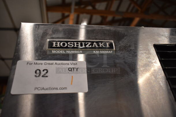 Hoshizaki KM-500MAF Stainless Steel Commercial Ice Head on Hoshizaki DB-200C Hotel Dispenser Ice Bin. 115-120 Volts, 1 Phase.  - Image 7 of 7