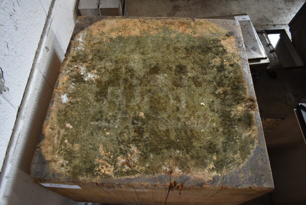 Butcher Block Table. - Image 4 of 4