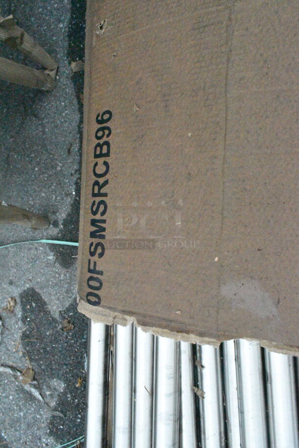 2 BRAND NEW SCRATCH AND DENT! Items Including Regency 600FSMSROB120 Left to Right Cross Brace for 120" Sinks and Regency 600FSMSROB96 Left to Right Cross Brace for 96" Sinks. May Be Missing Pieces. 2 Times Your Bid!  - Image 4 of 4
