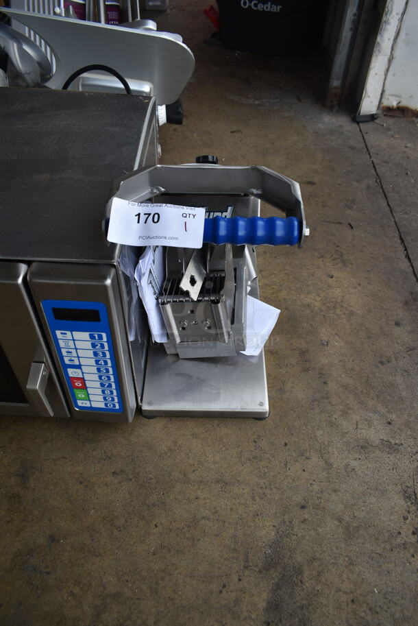 BRAND NEW SCRATCH AND DENT! Edlund ARC-125 Slicer Metal Countertop Manual Fruit and Vegetable Slicer - Image 1 of 5