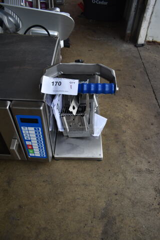 BRAND NEW SCRATCH AND DENT! Edlund ARC-125 Slicer Metal Countertop Manual Fruit and Vegetable Slicer