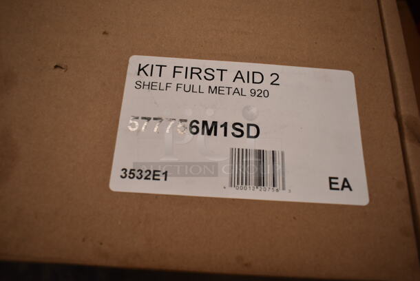 PALLET LOT of 62 BRAND NEW Boxes Including 500CFT Lavex White C-Fold Standard Weight Towel - 2400/Case, 500MFT Lavex Natural Brown Kraft M-Fold (Multifold) Towel - 4000/Case, 577756M1SD 546 Piece First Aid Kit Cabinet, 35347039 8" Curved Breaking Knife with Wood Handle, 4067000990 Antunes 7000990 Platen Sheet for VCT-2 - 10/Pack, Metal Fry Baskets, 433NHTBIO EcoChoice 1/6 Standard Size Biodegradable Standard-Duty Plastic T-Shirt Bag - 500/Case 62 Times Your Bid! - Image 3 of 12