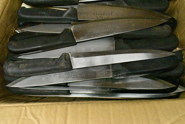 50 SHARPENED Stainless Steel Knives Including Chef Knives. 50 Times Your Bid!  - Image 4 of 6