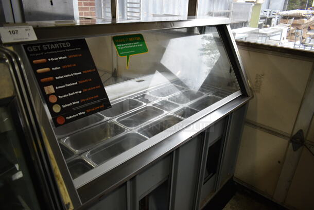 Duke Metal Commercial Subway Sandwich Make Line Prep Line. 120 Volts, 1 Phase. Goes GREAT w/ Items 82 and 98! - Image 2 of 10