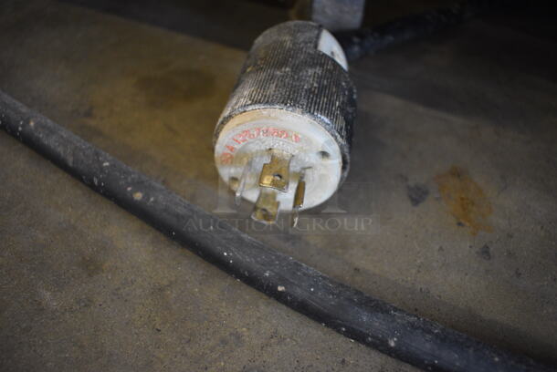 Moline Metal Commercial Floor Style Dough Sheeter on Commercial Casters. 250 Volts, 3 Phase. 56x30x55 - Image 8 of 9