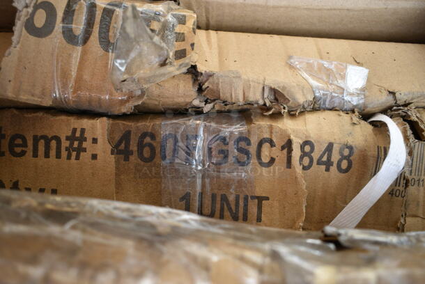 BRAND NEW SCRATCH AND DENT! Regency 460EGSC1848 NSF Green Wire Security Cage - 18" x 48" x 61". - Image 2 of 2