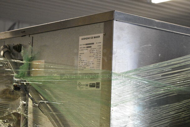 Hoshizaki KM-1340MAH Stainless Steel Commercial Ice Machine Head on Bin. 208-230 Volts, 1 Phase.  - Image 6 of 6