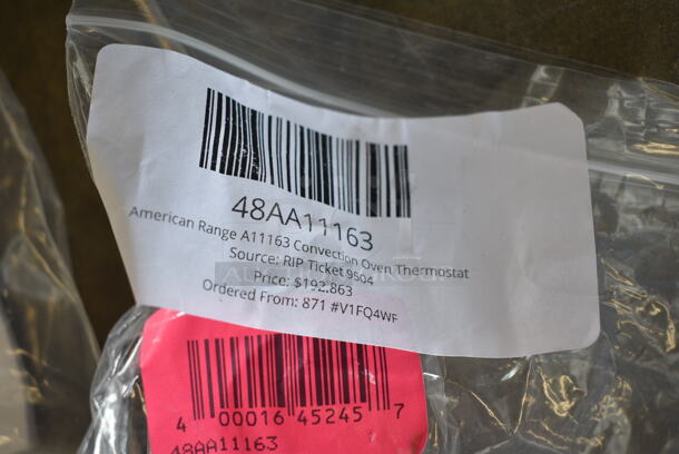 3 BRAND NEW SCRATCH AND DENT! Items; 614B8061501C Pitco B8061501-C Pg,Assy Plt Elc Ign Sns Nat, 413R0201259G00 Hatco R02.01.259G.00 Digital Controller and 48AA11163 American Range A11163 Convection Oven Thermostat. 3 Times Your Bid! - Image 5 of 5