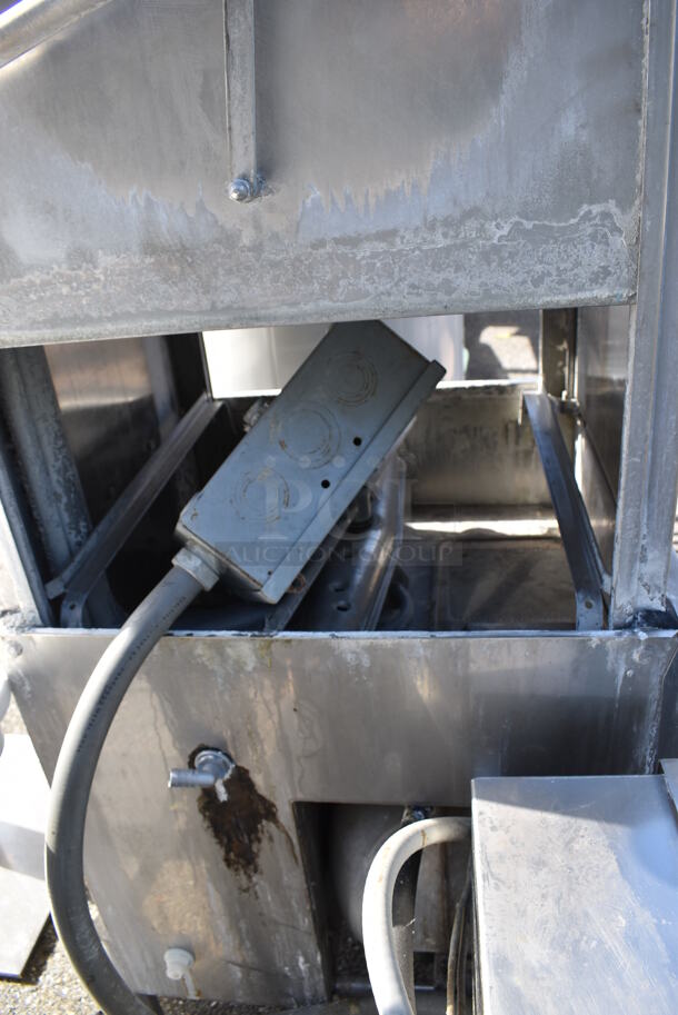 Hobart AM14 Stainless Steel Commercial Straight Pass Through Dishwasher. 208 Volts, 3 Phase. 43x29x65 - Image 8 of 12