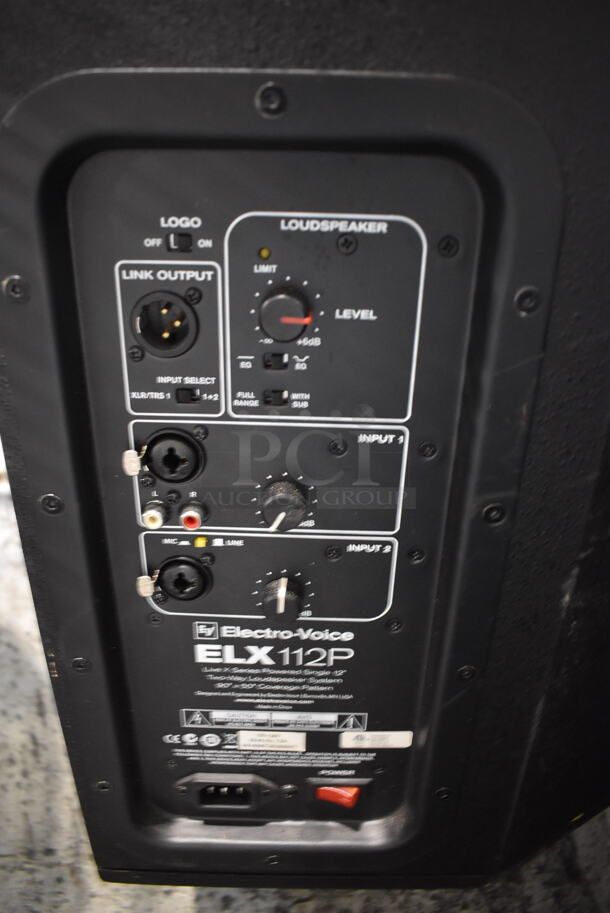 Electro-Voice ELX 112P Line X Series Powered Two Way Loudspeaker. 14x13.5x24 - Image 4 of 5