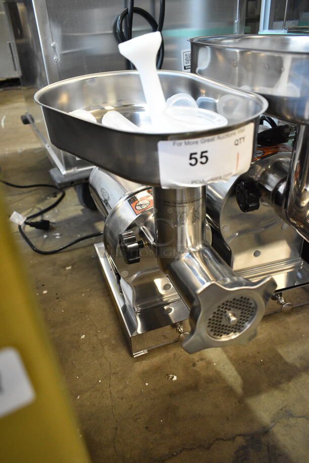 BRAND NEW SCRATCH AND DENT! 2021 Backyard Pro 554BSG12 Butcher Series #12 Electric Meat Grinder. 120 Volts, 1 Phase. Tested and Working! - Image 3 of 9