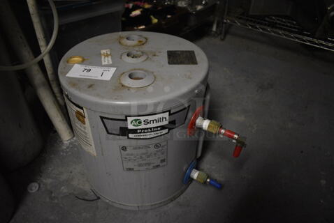 AO Smith EJC-6 200 Metal Electric Storage Tank Water Heater. 14x14x15. (kitchen)