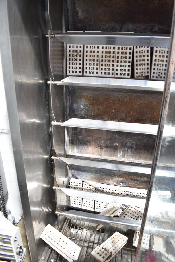 Boston Stainless Steel Commercial Natural Gas Powered 6 Spit Rotisserie Oven. - Image 5 of 7