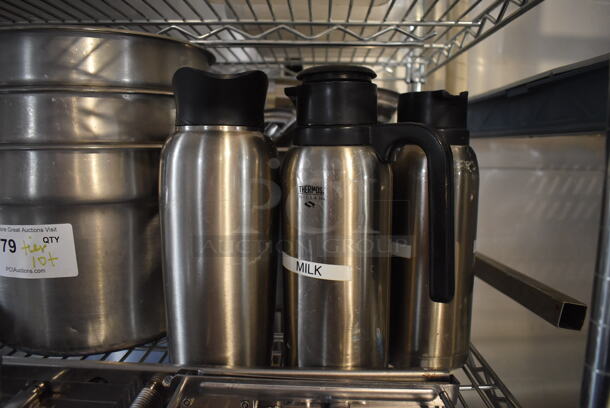 ALL ONE MONEY! Tier Lot of Various Items Including Metal Skillets, Metal Bins and Cream Pitchers - Image 5 of 6