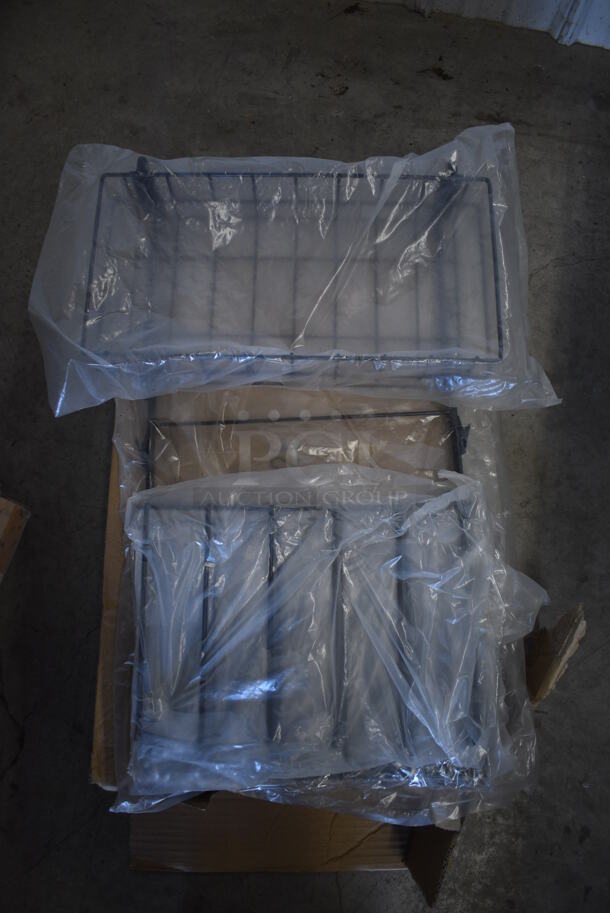 2 BRAND NEW IN BOX! Black Metal Chip Display Rack. 2 Times Your Bid! - Image 2 of 8