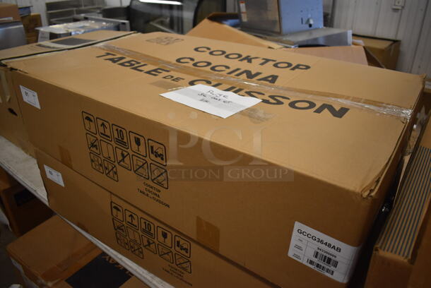 BRAND NEW SCRATCH AND DENT! Frigidaire GCCG3648AB 36" 5 Burner Gas Cooktop. Stock Picture Used For Gallery Picture. - Image 2 of 4