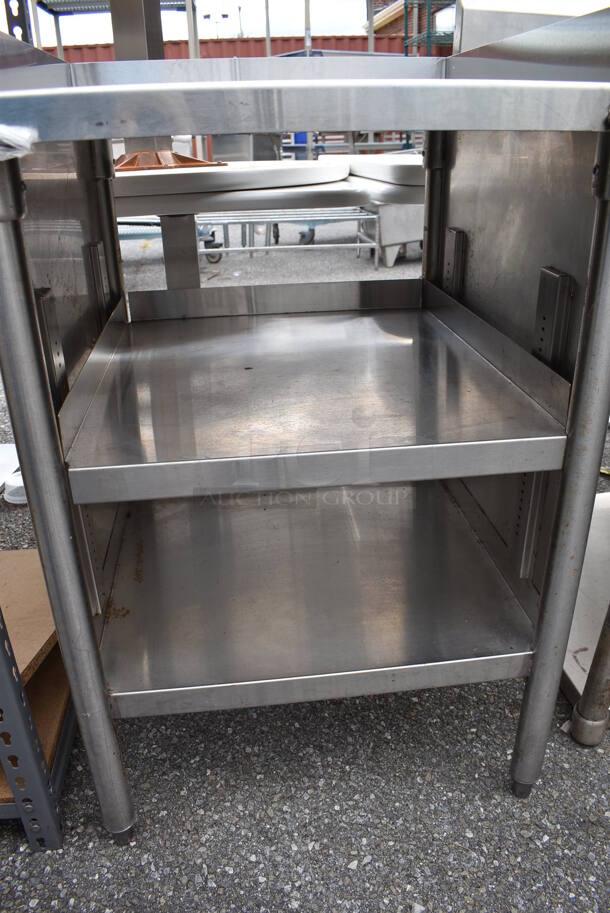 Stainless Steel Commercial Table w/ Under Shelves. 26x32.5x38 - Image 8 of 9