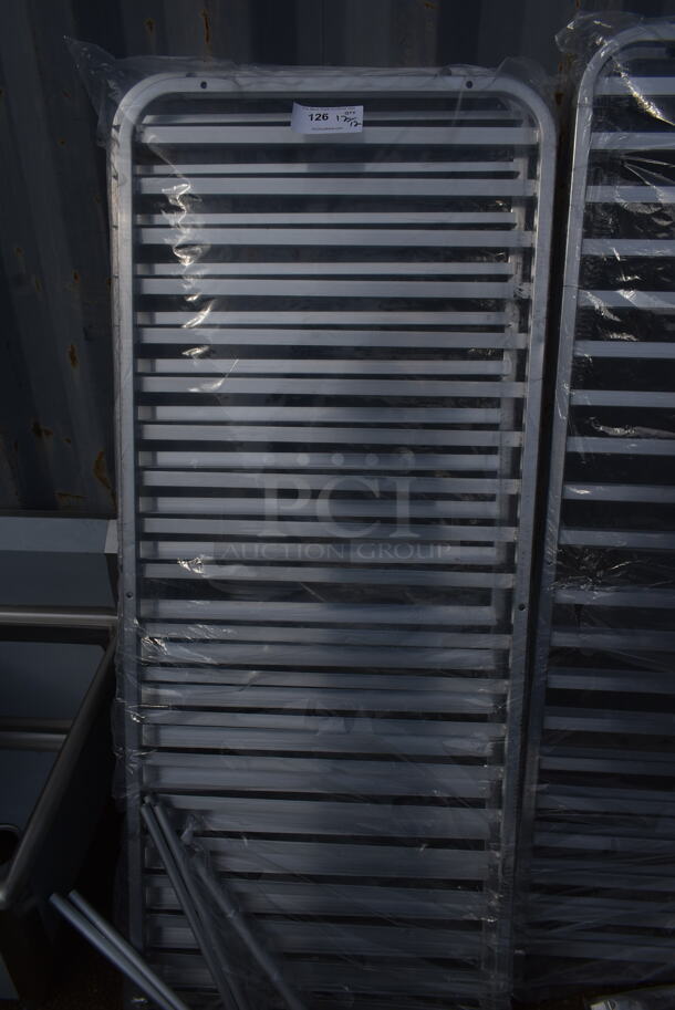 Metal Commercial Pan Transport Rack w/ Clear Poly Cover. - Image 2 of 3