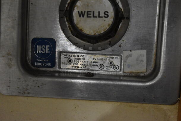 Wells MOD100 Stainless Steel Commercial Drop In Food Warmer. 208/240 Volts, 1 Phase.  - Image 3 of 5