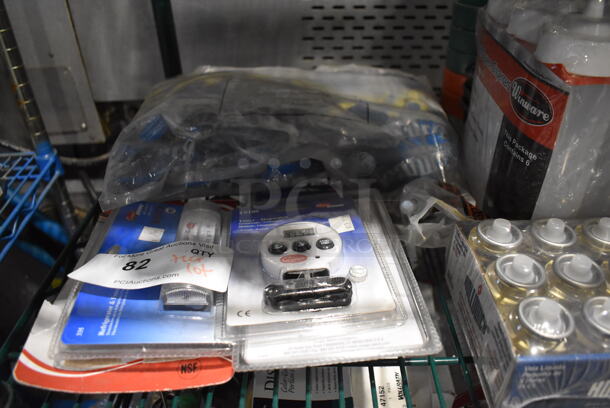 ALL ONE MONEY! Tier Lot of Various BRAND NEW Items Including Vollrath Dishers, Poly Condiment Bottles and Thermometers - Image 2 of 7