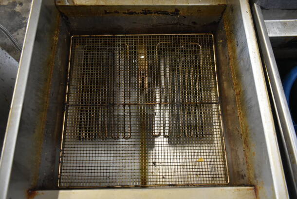 Imperial IFS-75 Stainless Steel Commercial Floor Style Electric Powered 75 Pound Capacity Deep Fat Fryer. 208/240 Volts, 3 Phase. - Image 6 of 8