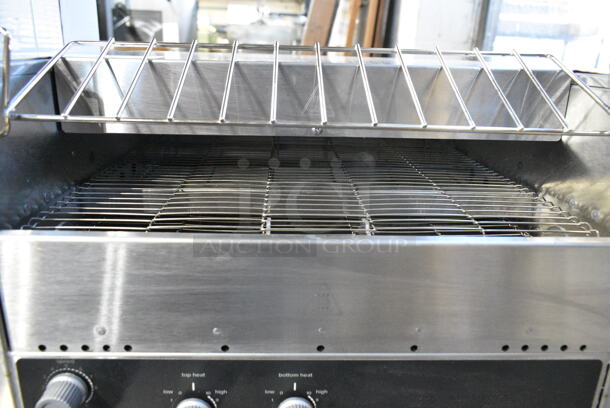 BRAND NEW SCRATCH AND DENT!  Vollrath JT3 Stainless Steel Commercial Countertop Electric Powered Conveyor Oven Toaster. 208 Volts, 1 Phase.  - Image 5 of 7