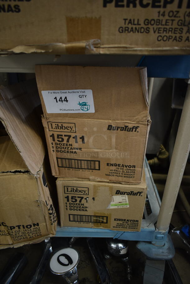 2 Boxes of 12 BRAND NEW! Libbey 15711 Endeavor 10 oz High Ball Glasses. 2 Times Your Bid! - Image 2 of 3