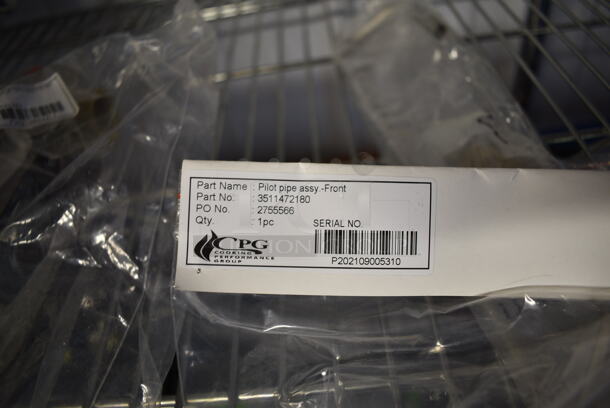 8 BRAND NEW SCRATCH AND DENT! Items; Cooking Performance Group 3511068532 Drain Valve for CF15 and CF30 Countertop Fryers, Cooking Performance Group 3511067454 Replacement Pilot Pipe Sleeve, Cooking Performance Group 3511470654 Natural Gas Safety Control Valve for CF15 and CF30 Countertop Fryers, Cooking Performance Group 3511472180 Replacement Front Pilot Pipe Assembly, Cooking Performance Group 3511473192 Front Main Pipe Assembly, Cooking Performance Group 3511472180 Replacement Front Pilot Pipe Assembly. 8 Times Your Bid! - Image 7 of 9