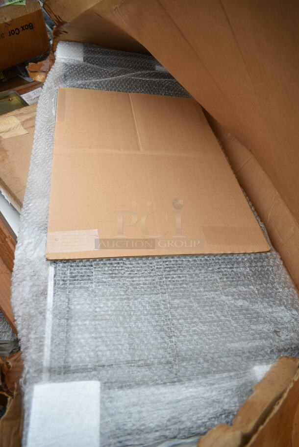 3 BRAND NEW SCRATCH AND DENT! Items Including Koala Kare KB115-02 Black Assembled Infant Seat Kradle, Regency Regency 600WS1072 10" x 72" 18 Gauge Stainless Steel Solid Wall Shelf, Conveyor Box. 3 Times Your Bid! May Be Missing Pieces.  - Image 3 of 6