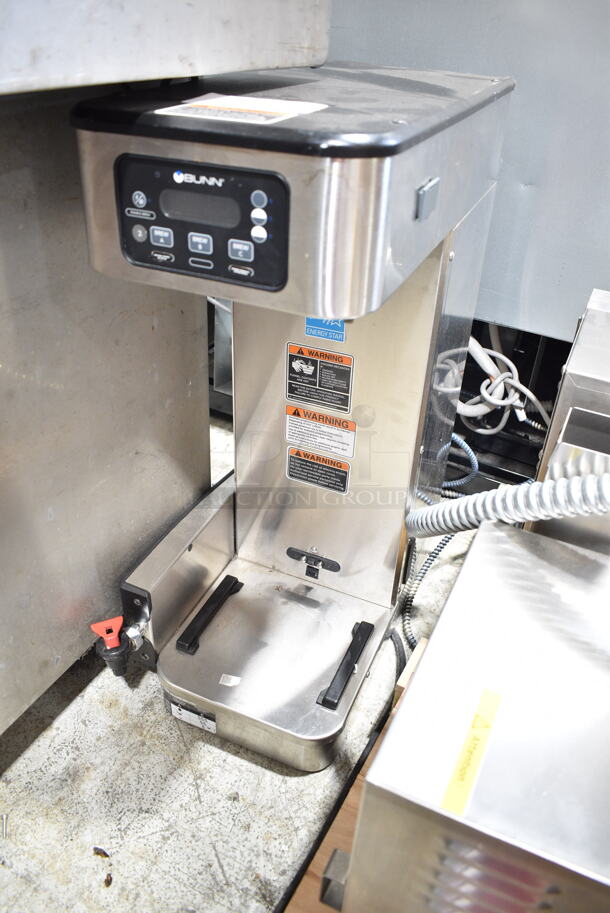 	2020 Bunn ICB SH ENERGY STAR Stainless Steel Commercial Countertop Coffee Machine w/ Hot Water Dispenser, Poly Brew Basket and Satellite Dispenser. 120/208 Volts, 1 Phase. - Image 2 of 4