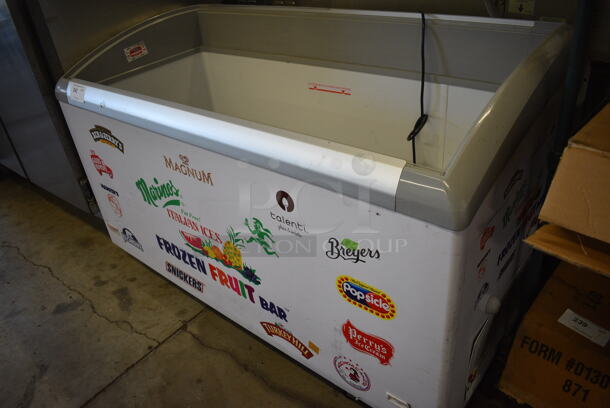 2018 Excelente Metal Commercial Open Freezer on Commercial Casters. 59x28x36. Tested and Working! - Image 5 of 6