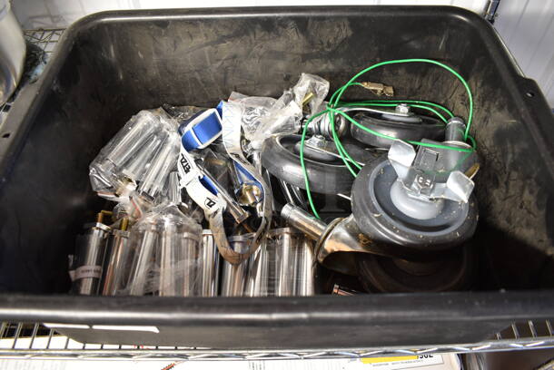 ALL ONE MONEY! Lot of Various BRAND NEW SCRATCH AND DENT! Items Including Commercial Casters and Metal Legs - Image 1 of 6