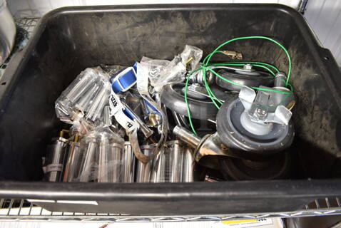 ALL ONE MONEY! Lot of Various BRAND NEW SCRATCH AND DENT! Items Including Commercial Casters and Metal Legs