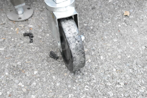 BRAND NEW! Metal Commercial #10 Can Rack on Commercial Casters. - Image 3 of 4