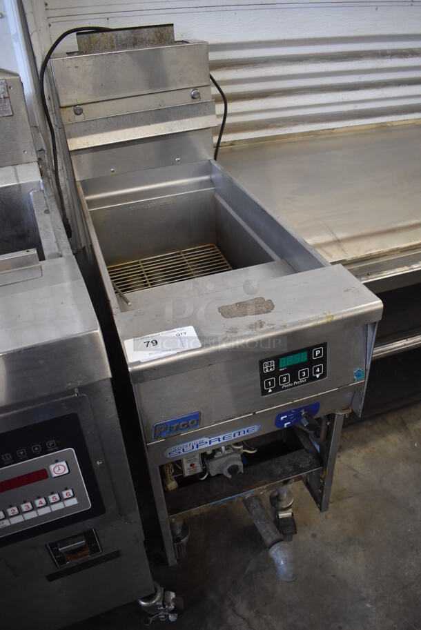 Pitco Frialator Solstice Supreme Stainless Steel Commercial Floor Style Pasta Cooker on Commercial Casters. 15.5x35x48 - Image 3 of 6