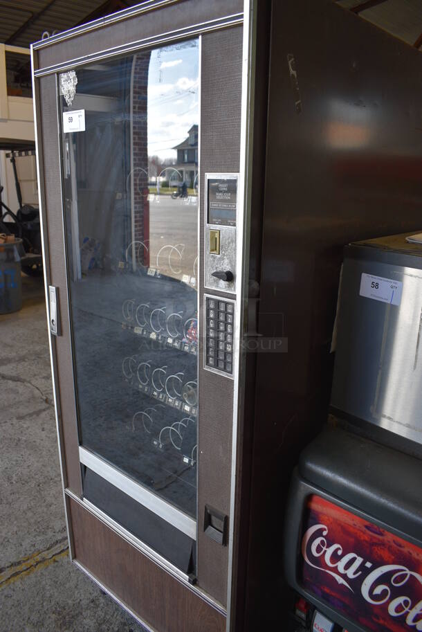 National Vendors Metal Commercial Vending Machine. 115 Volts, 1 Phase. 30x35.5x72. Tested and Does Not Power On - Image 4 of 7
