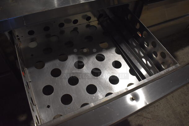 Continental Stainless Steel Commercial 6 Drawer Chef Base on Commercial Casters. 108x35x25. Tested and Working! - Image 4 of 7