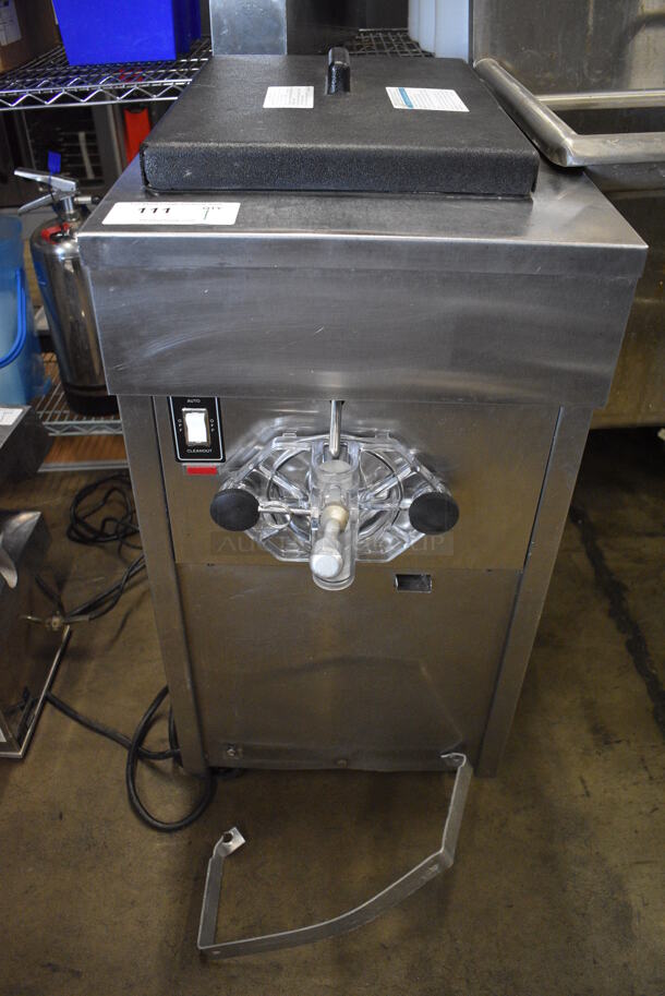 SaniServ Model A4041N Stainless Steel Commercial Countertop Air Cooled Single Flavor Soft Serve Ice Cream Machine. 208-230 Volts, 1 Phase. 17x30x37 - Image 1 of 8