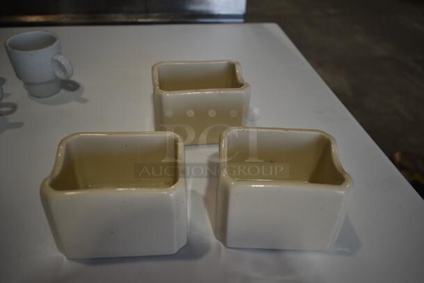 ALL ONE MONEY! Lot of Various White Ceramic Dishes; Sugar Caddies, Mugs and Bowl - Image 3 of 5