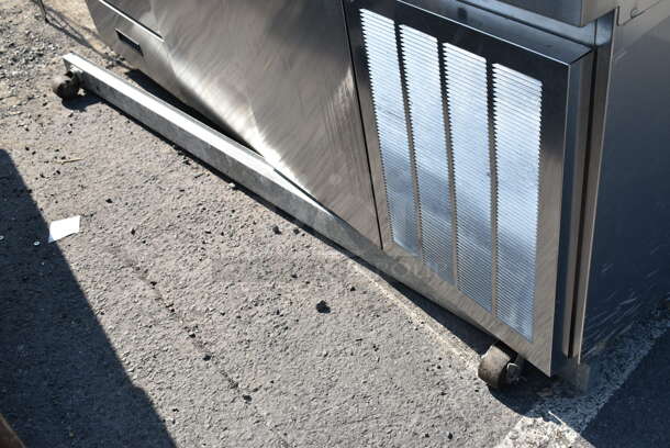 Delfield Stainless Steel Commercial Work Top Cooler w/ 2 Doors and 3 Drawers on Commercial Casters. Cannot Test - Unit Trips Breaker - Image 2 of 8