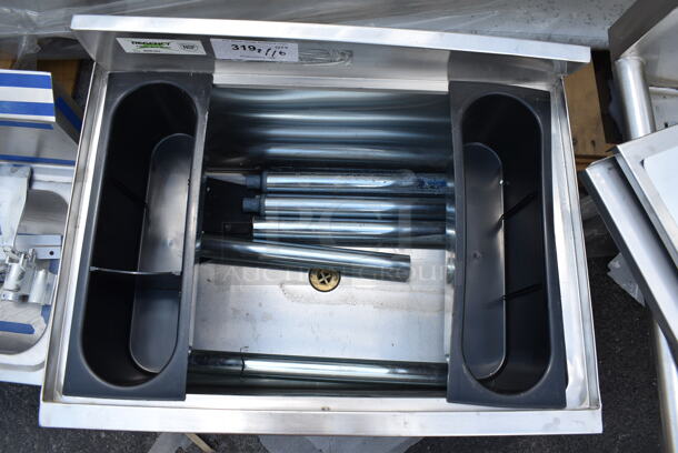 BRAND NEW SCRATCH AND DENT! Regency 600IB1824  18" x 24" Underbar Ice Bin w/ Lid - 77 lb. - Image 5 of 7