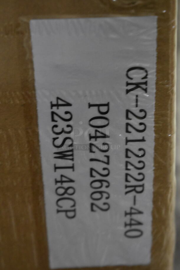 2 BRAND NEW IN BOX! ServIt 423SWI48CP Stainless Steel Commercial 48" High Wattage Strip Warmer with Infinite Controls. 120 Volts, 1 Phase. 2 Times Your Bid! - Image 5 of 5