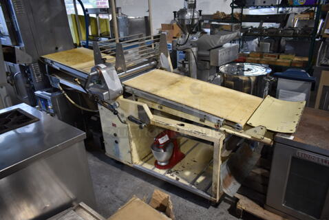 Rondo Seewer Solo D Metal Commercial Floor Style Reversible Dough Sheeter. 125-250 Volts, 1 Phase.