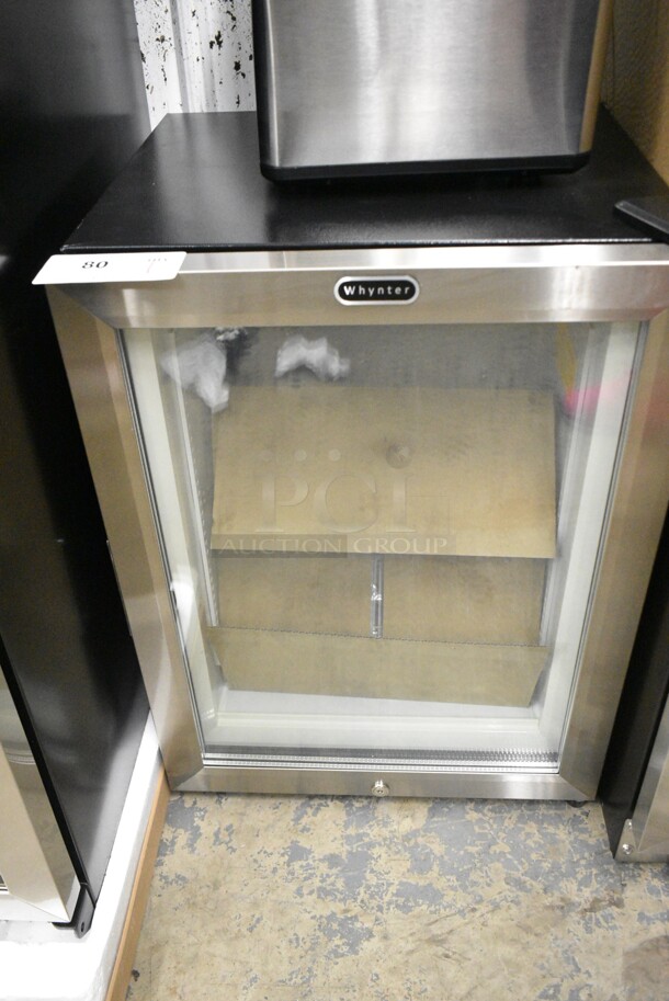 BRAND NEW SCRATCH AND DENT! Whynter CDF-177SB Countertop Reach In 1.8 cu ft Display Glass Door Freezer Merchandiser. 115 Volt, 1 Phase. Tested and Working! - Image 2 of 6